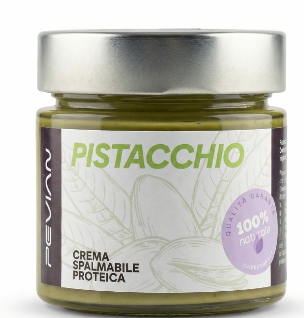 PEVIAN Green Gold Protein Cream – Crema spalmabile proteica Pistacchio