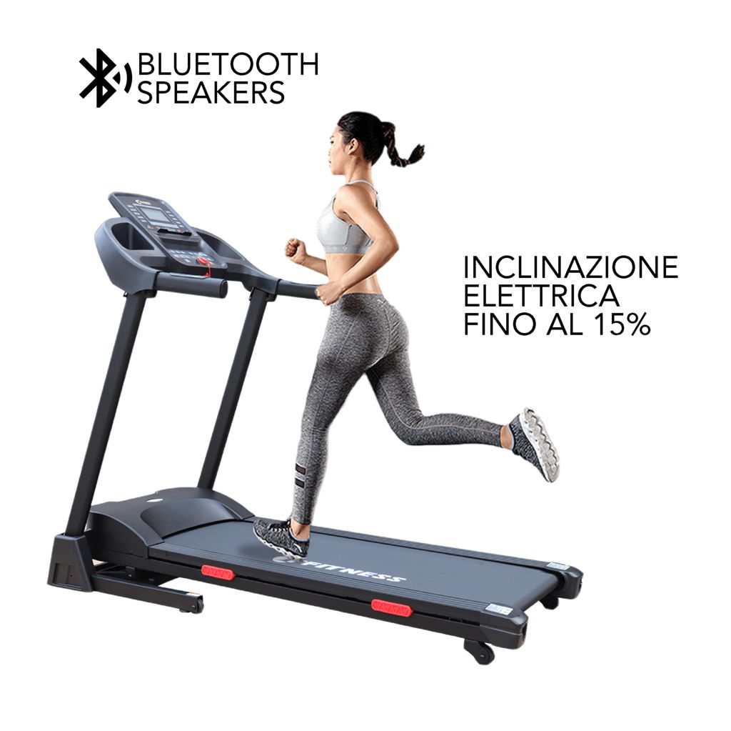 FFitness Tapis Roulant Elettrico 16 km/h FF