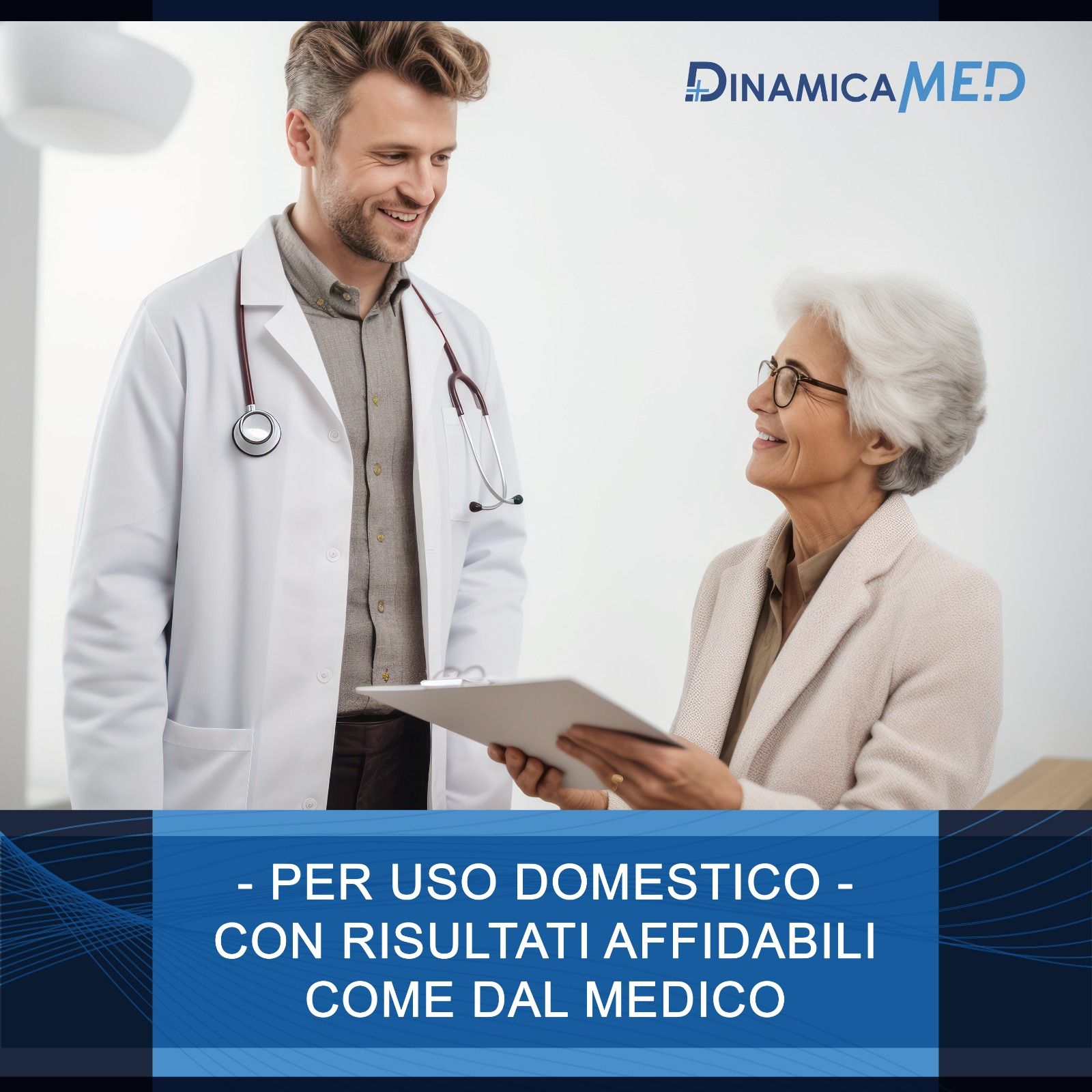 Dinamicamed A-158 Misuratore pressione da braccio, alta precisione, 2*90 memorie