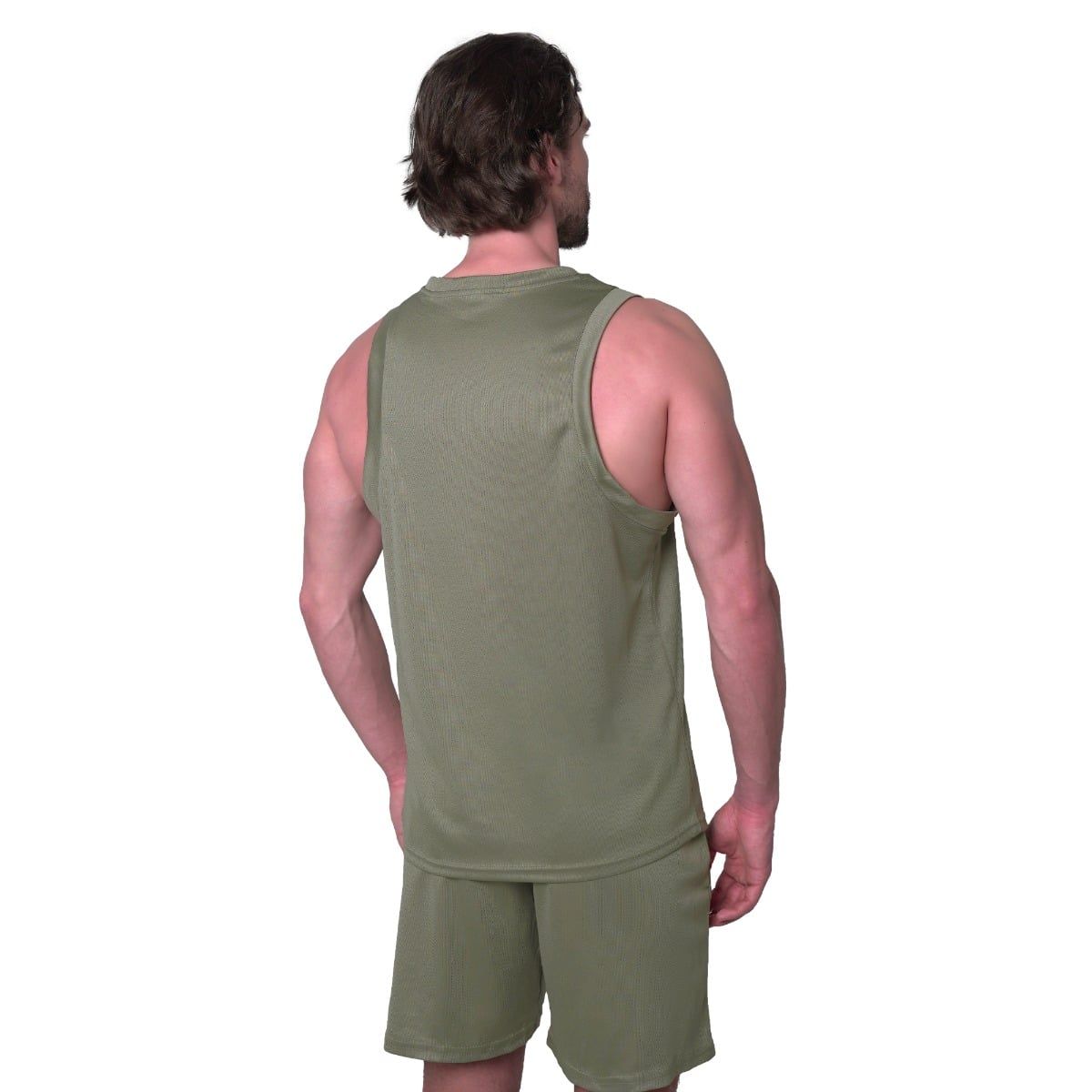 GymBeam Canotta uomo Mesh Essence regular Green