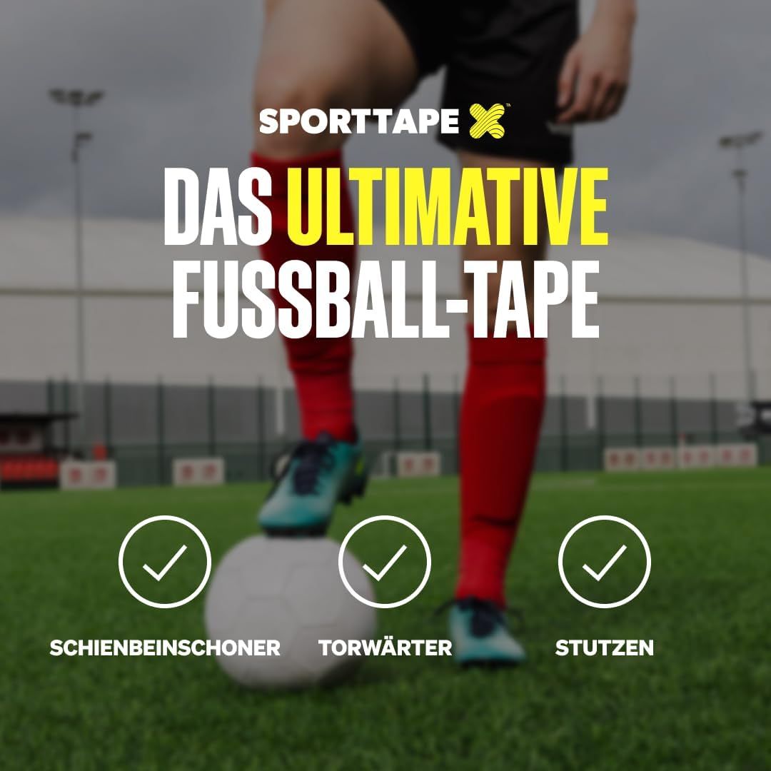 SPORTTAPE Bendaggio Autoadesivo - 5 cm x 4,5 m Rosso
