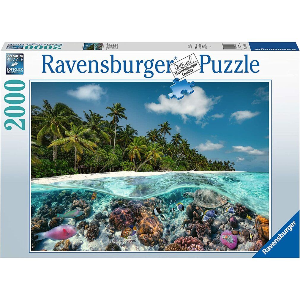 Puzzle Un'immersione alle Maldive (2000 pezzi)