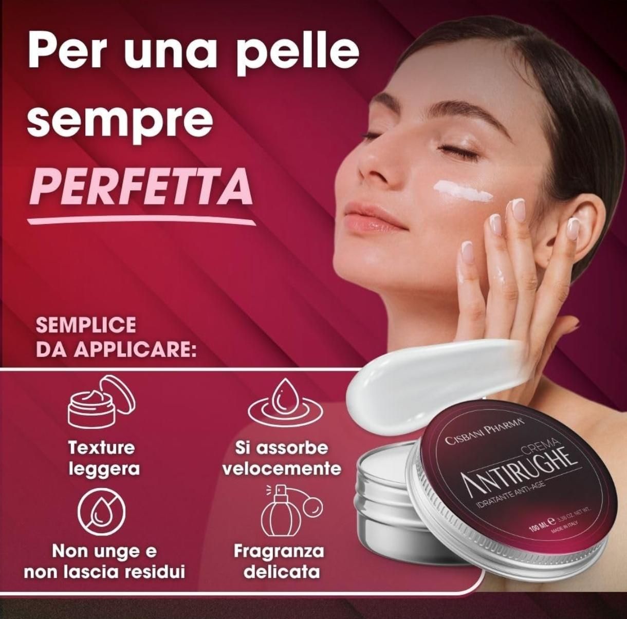 Cisbani Pharma Crema Antirughe Idratante Antiage