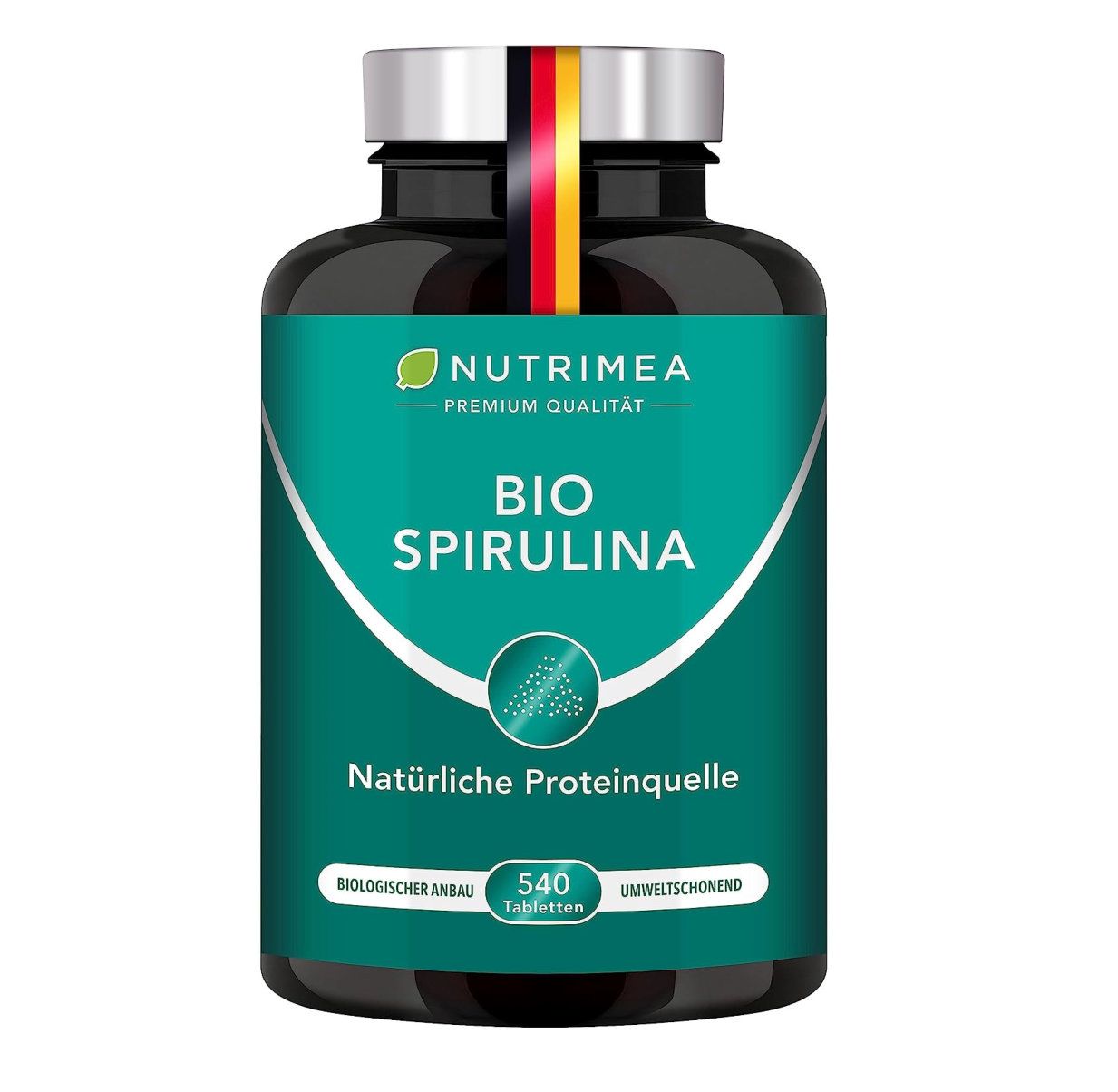 Nutrimea Spirulina pellet | QUALITÀ BIOLOGICA CERTIFICATA | Testata in laboratorio e senza additivi