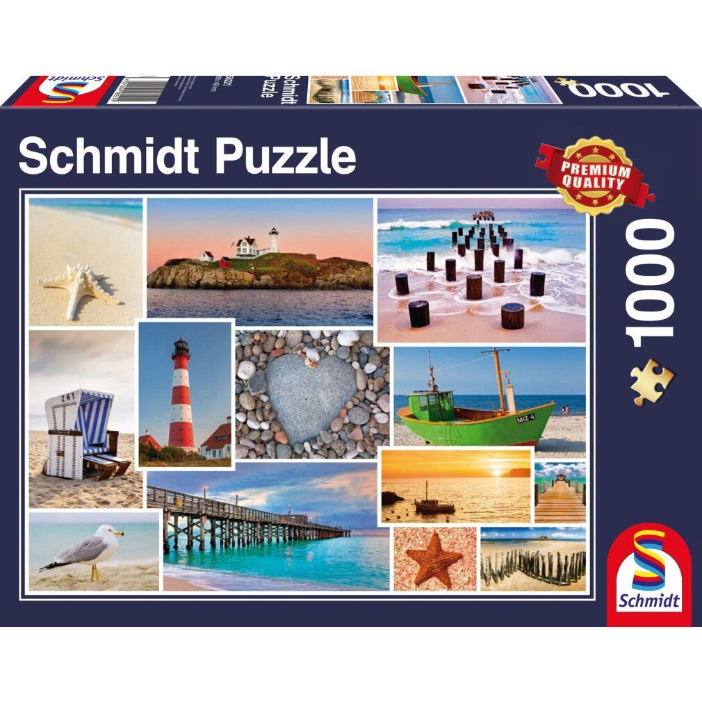 In riva al mare - Puzzle da 1000 pezzi
