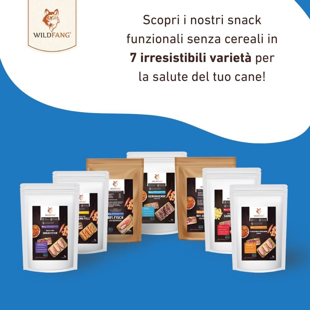 Wildfang - Snack con 80% di pesce - Senza cereali