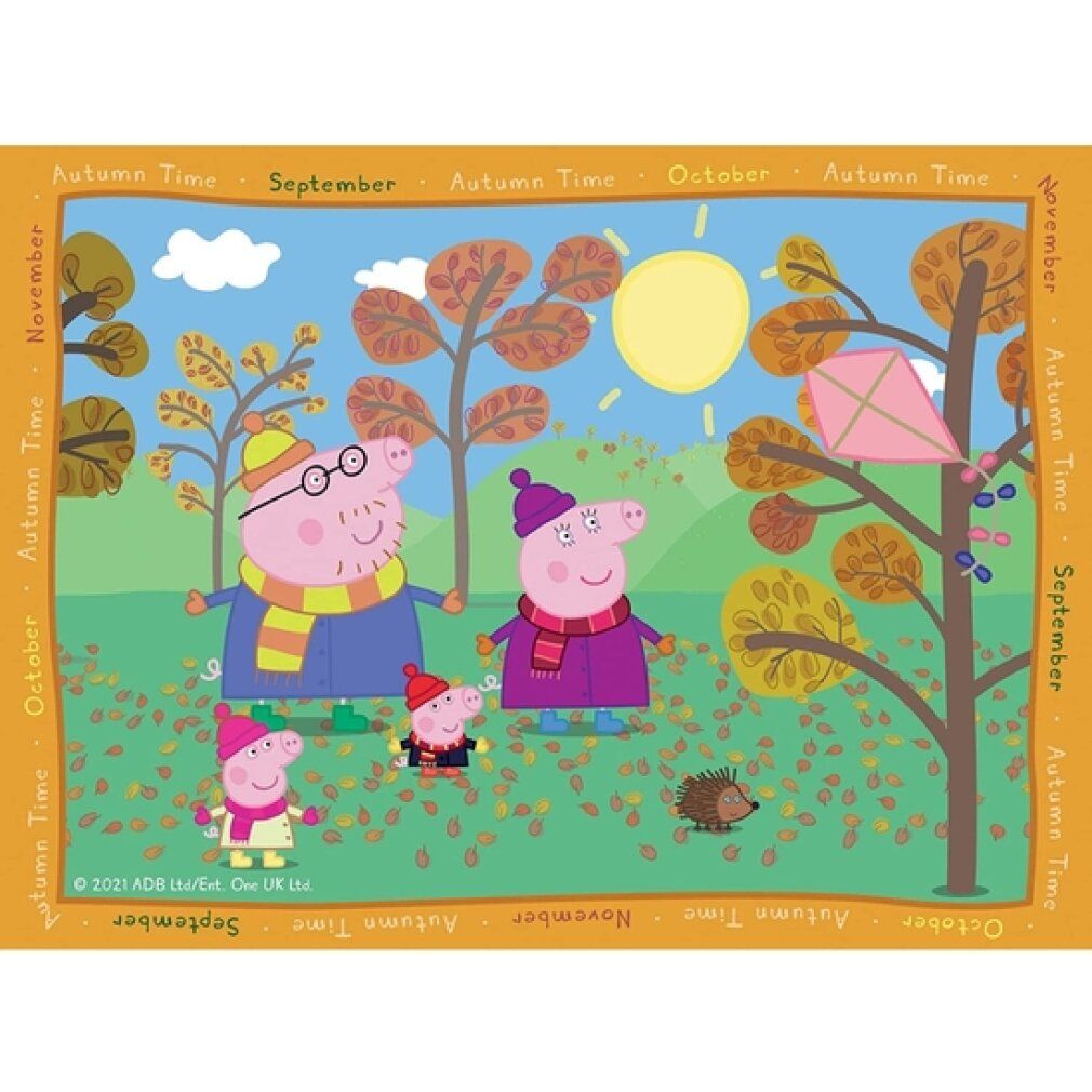 Puzzle delle stagioni di Peppa Pig, 4in1