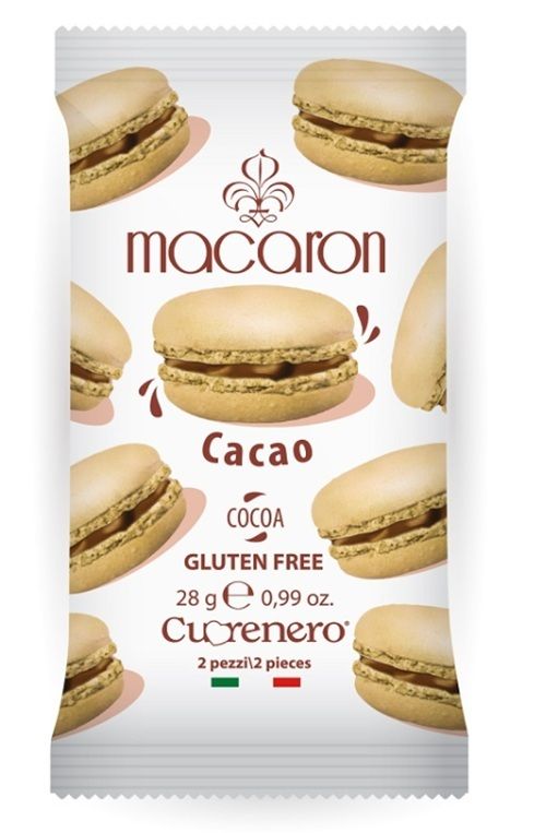 Macaron con crema al Cacao Senza Glutine - Cuorenero