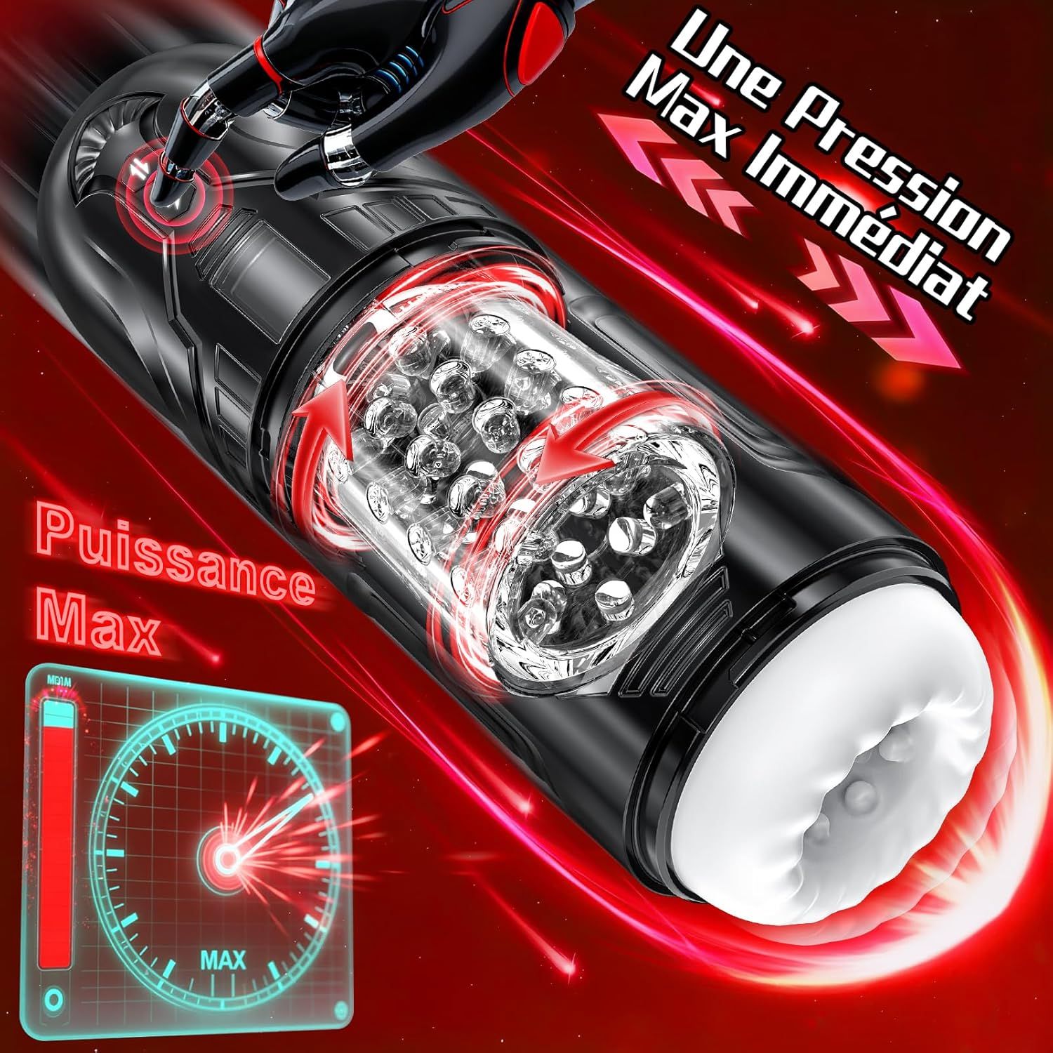 HIVEFUN Accessorio per la stimolazione maschile