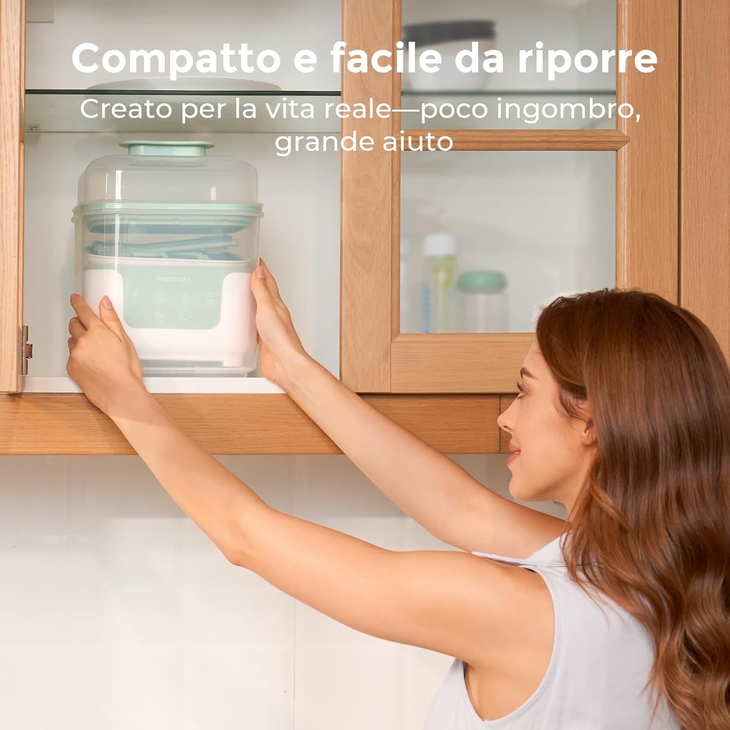 Sterilizzatore a vapore elettrico e asciugatore Momcozy