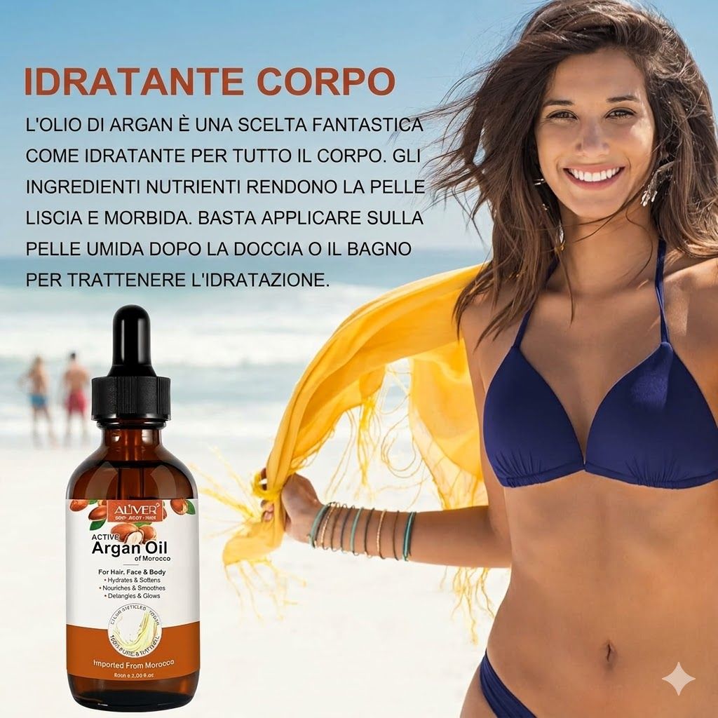 Zoxpm Olio di Argan per Capelli