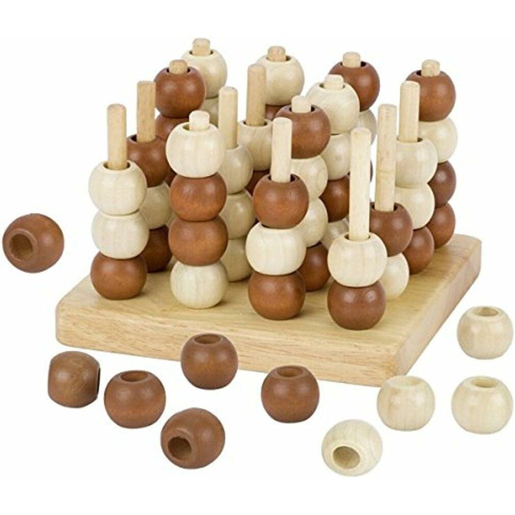 Goki Tic Tac Toe 3D in legno