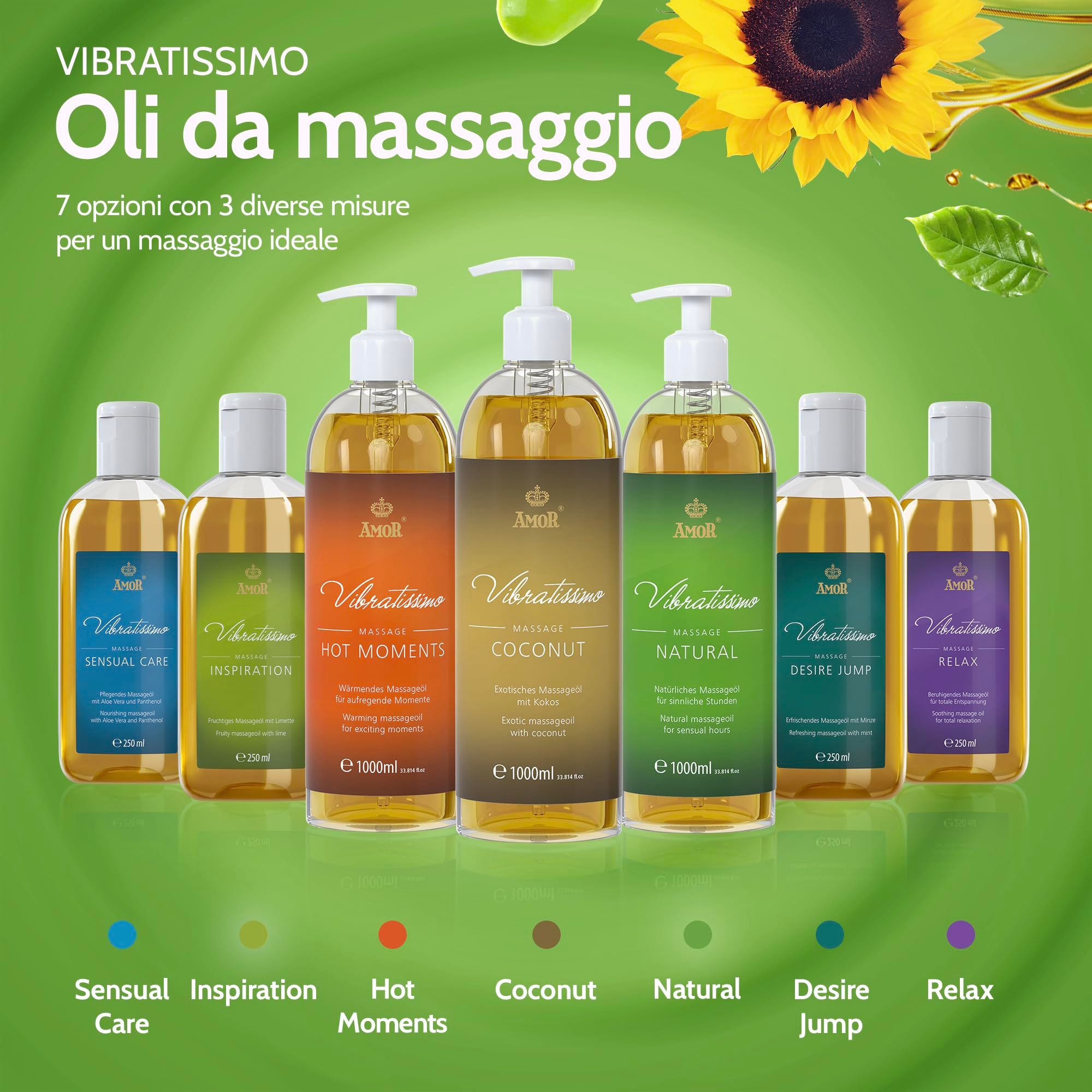 Vibratissimo Olio da Massaggio Natural