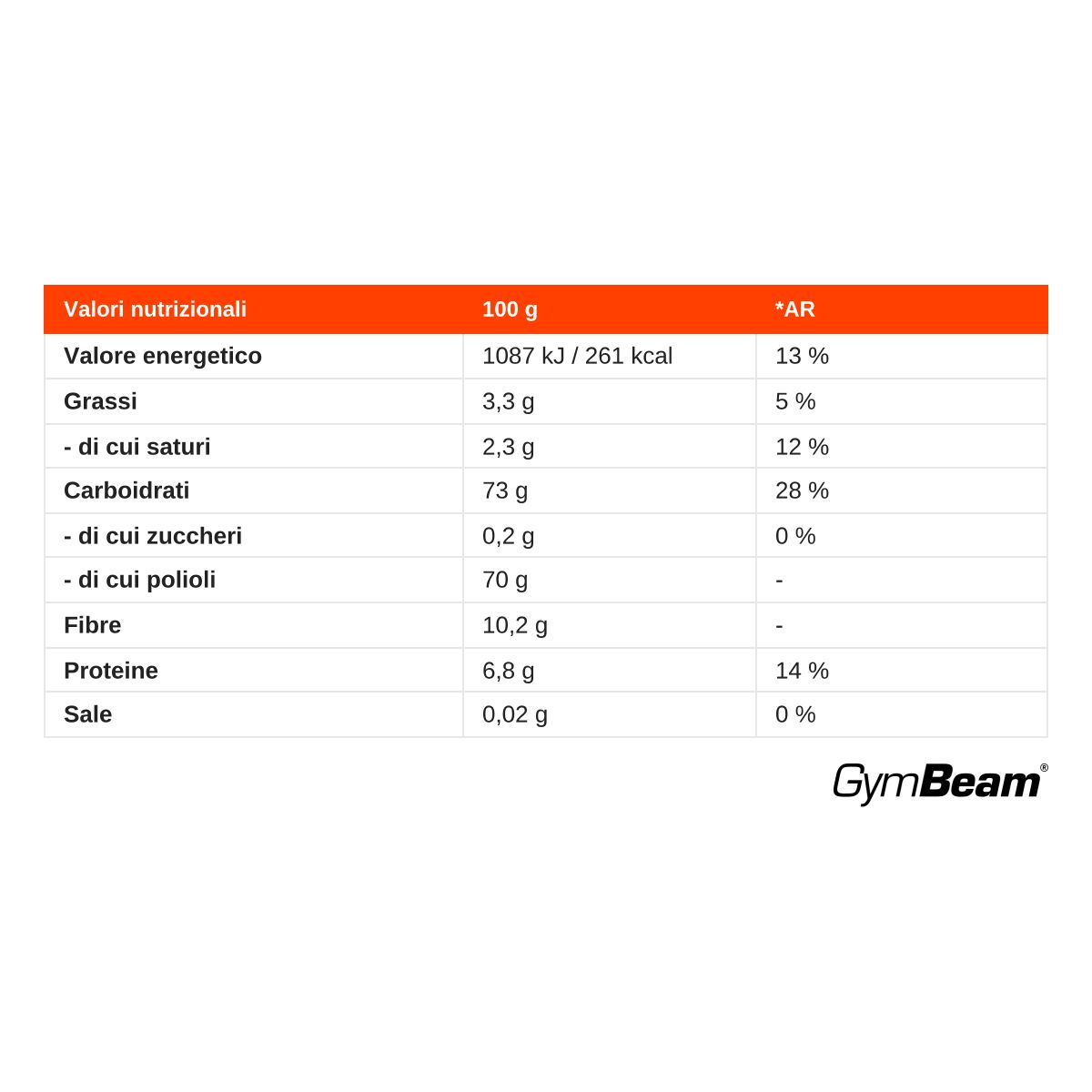 GymBeam Cioccolata Calda Zero Zuccheri bevanda al cacao in polvere