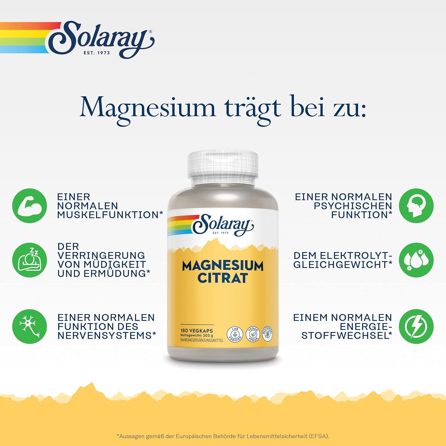 Solaray Magnesio Citrato Capsula