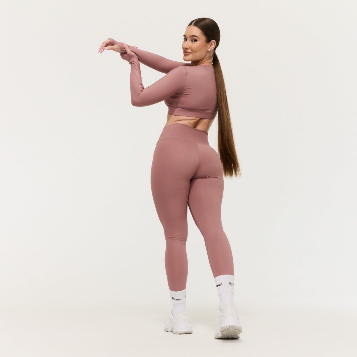 GymBeam Leggings donna Prime Haze in nylon ed elastane senza tasche