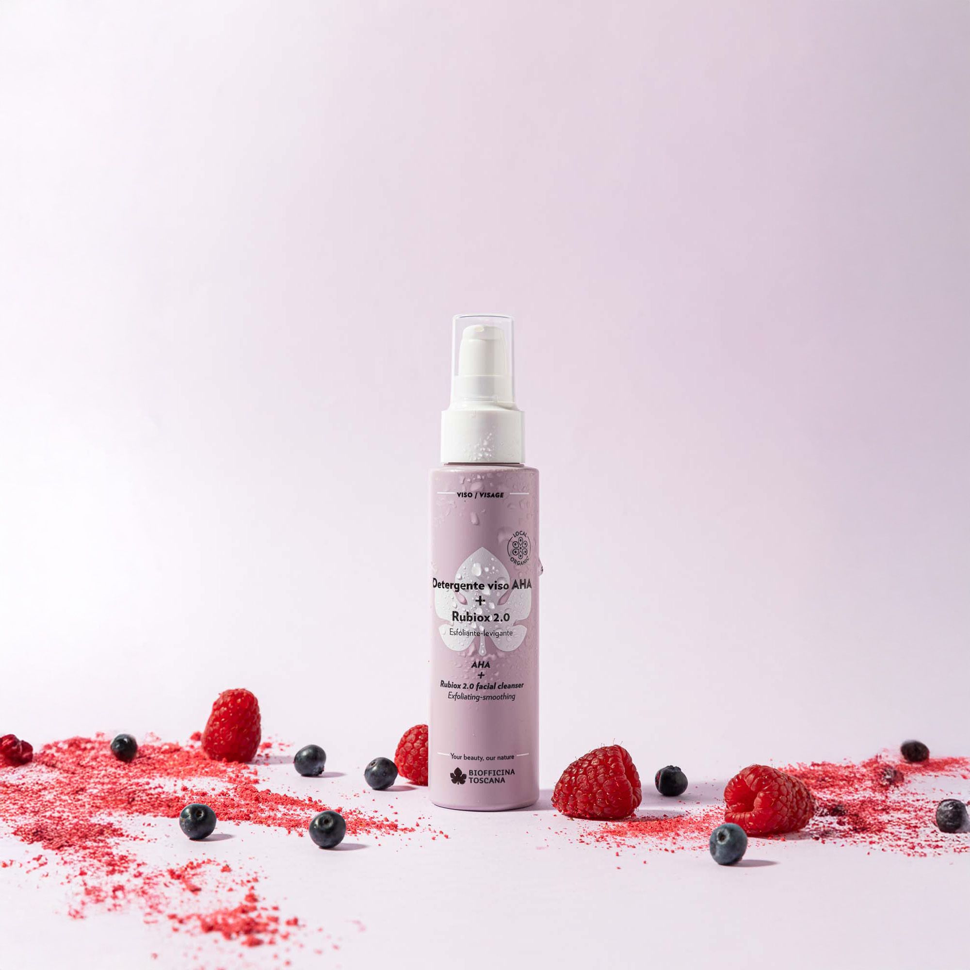 Biofficina Toscana AHA Detergente Viso con Rubiox 2.0
