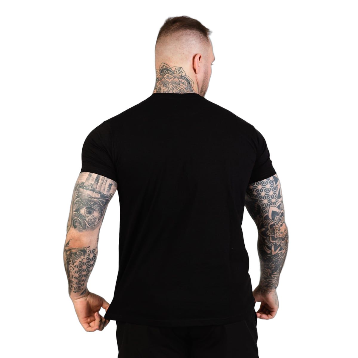 GymBeam T-shirt uomo Grow Black regular