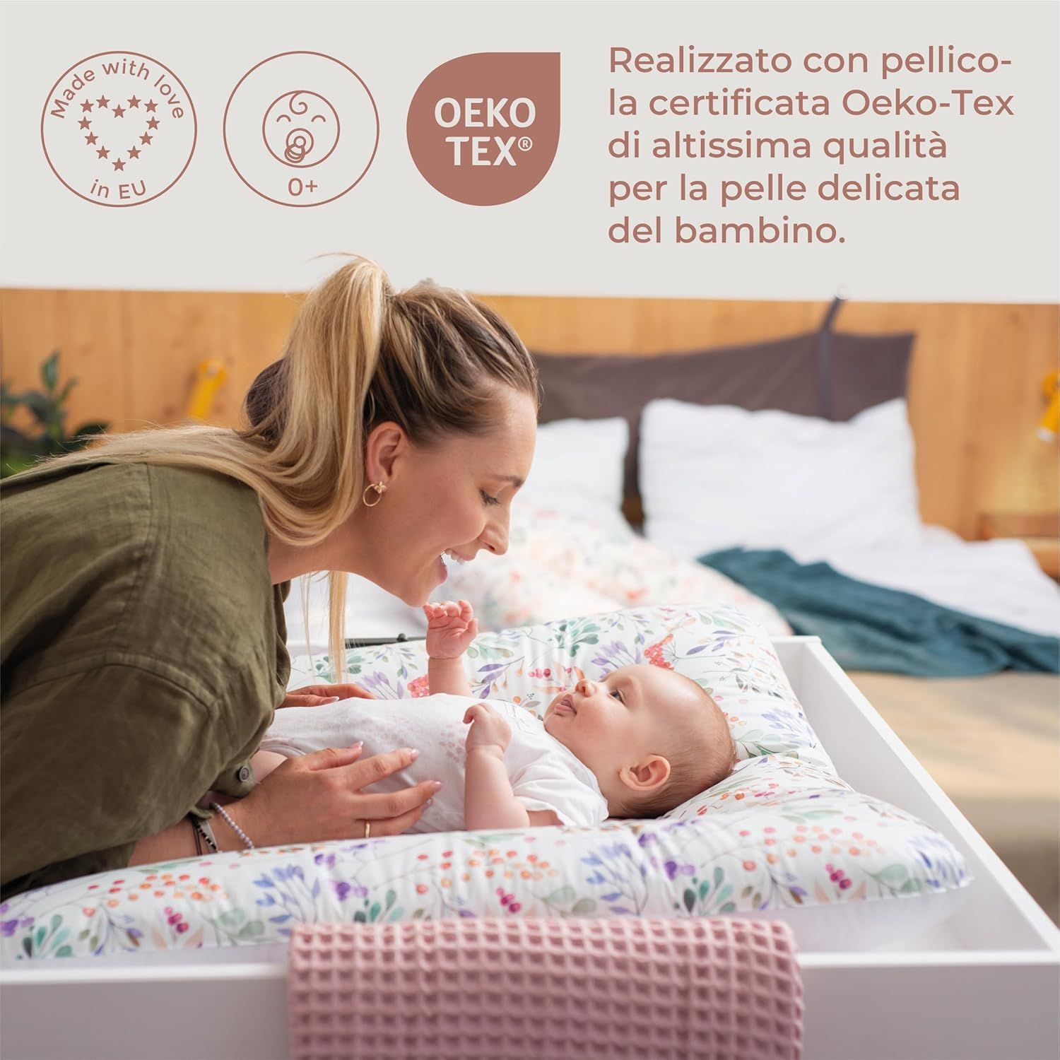 Ceba Baby Materassino Fasciatoio 50x70, Topo