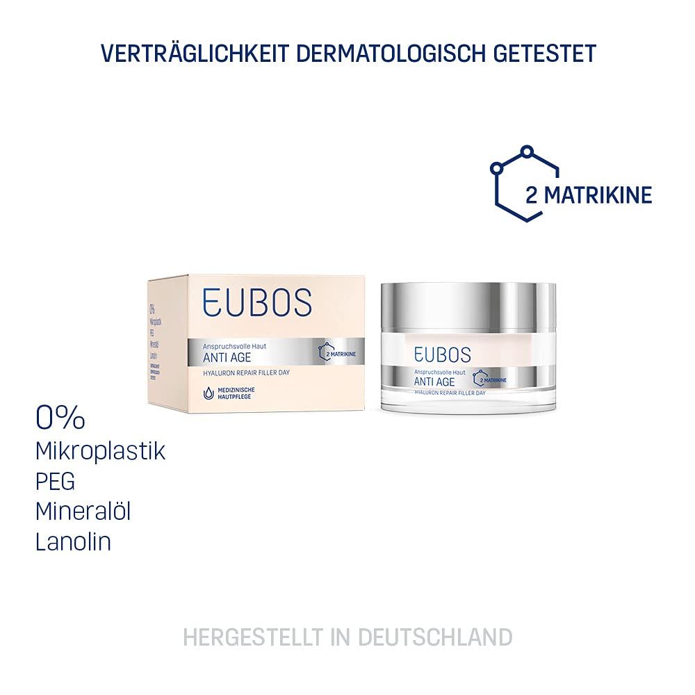 Eubos Hyaluron Repair Filler Giorno 3 volte Hyaluron senza oli minerali