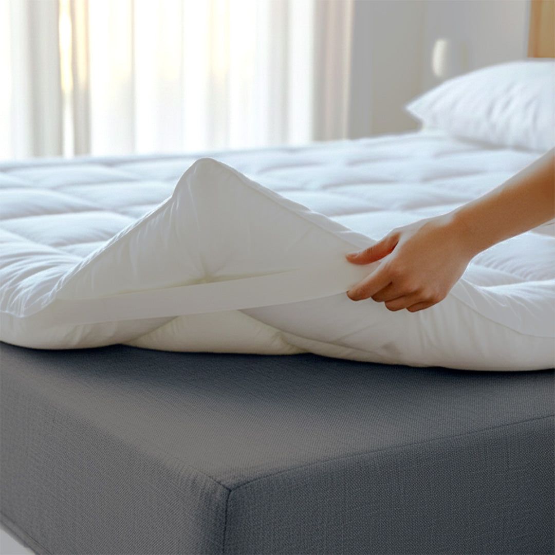 The White Stone Topper 80x190 cm in Ovatta da 800 gr