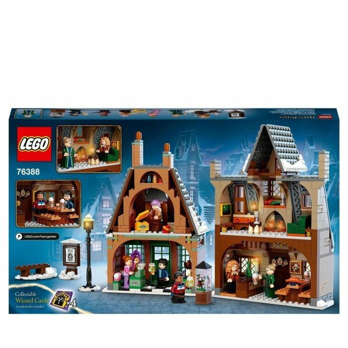 LEGO Harry Potter 76388 Visita al Villaggio Di Hogsmeade, 2 Case Giocattolo e 6 Minifigure, Giochi