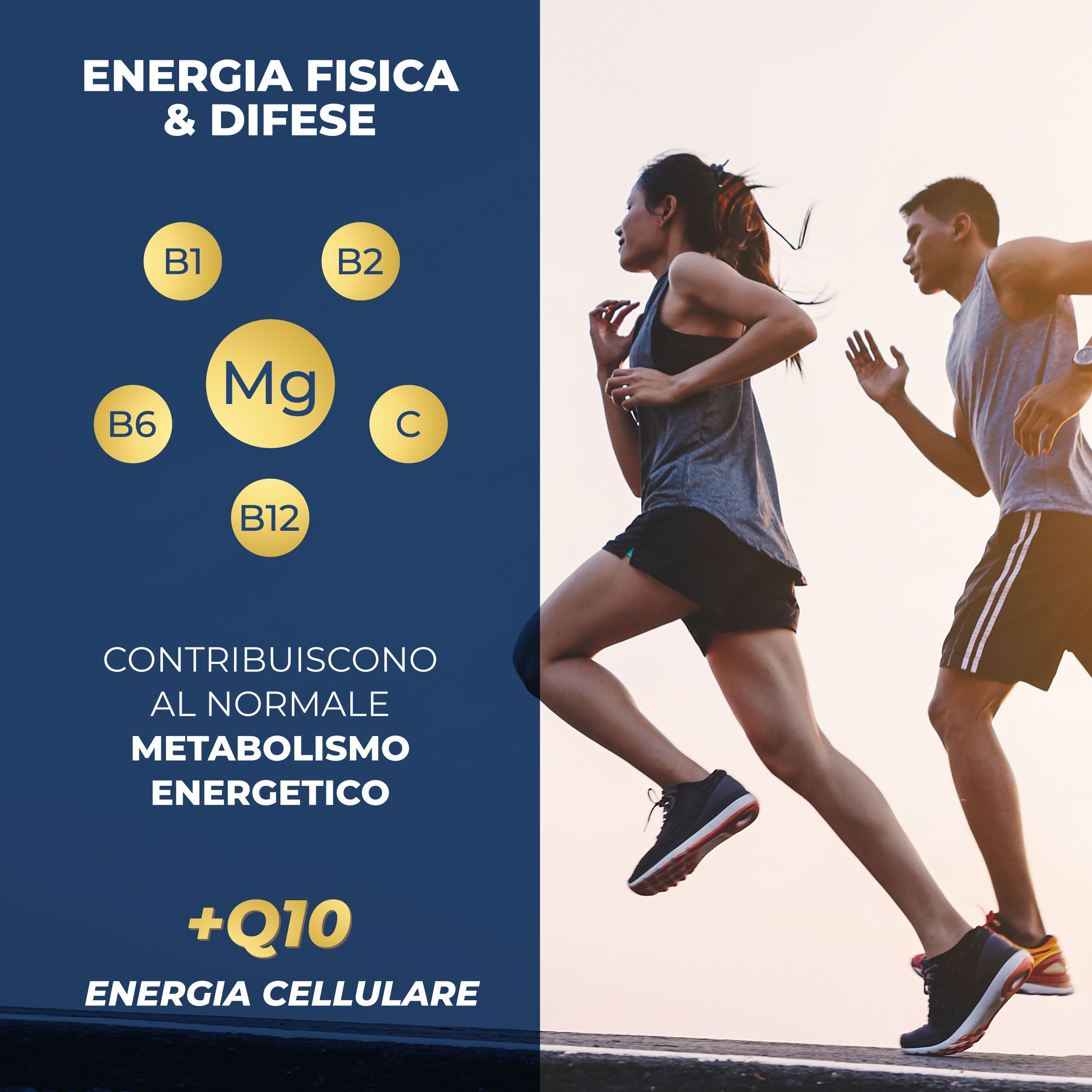 SYMBEAUTY® Magnesio Bisglicinato 450mg + Vitamine B1,B2, B6, B12, C e Q10