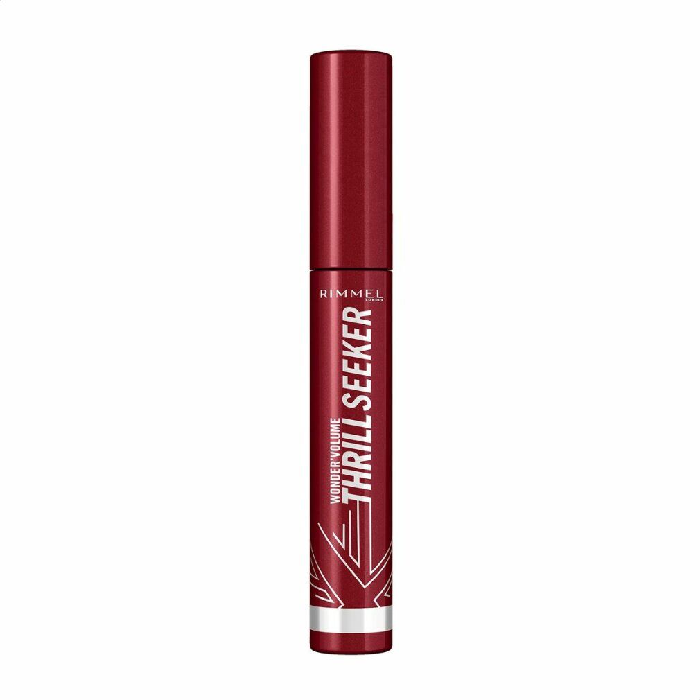 Mascara Rimmel London. Astuccio rosso. Scritta: Wonder Volume Thrill Seeker Extreme Black. Senza confezione.