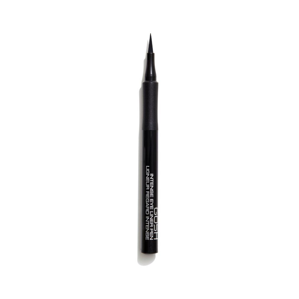 Penna eyeliner nera. Scritta: Gosh Intense Eyeliner Pen 01 Black. Punta nera.