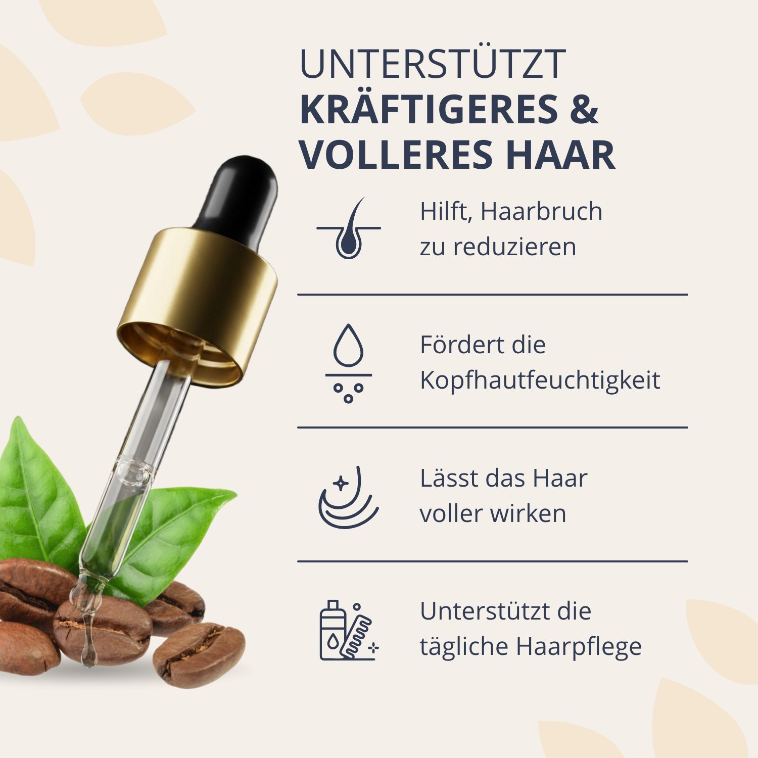 Golden Tree Hair Boost Serum supporta capelli più forti; riduce la rottura, favorisce l'idratazione.