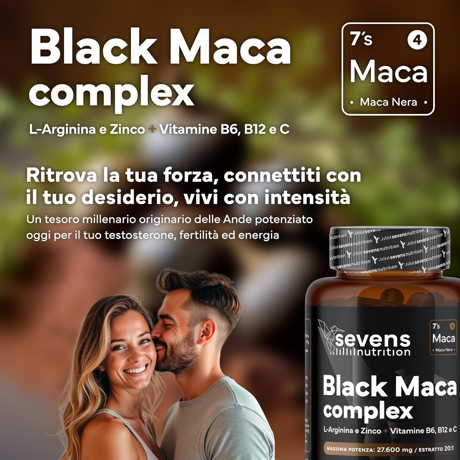 SEVENS NUTRITION Capsule di Maca