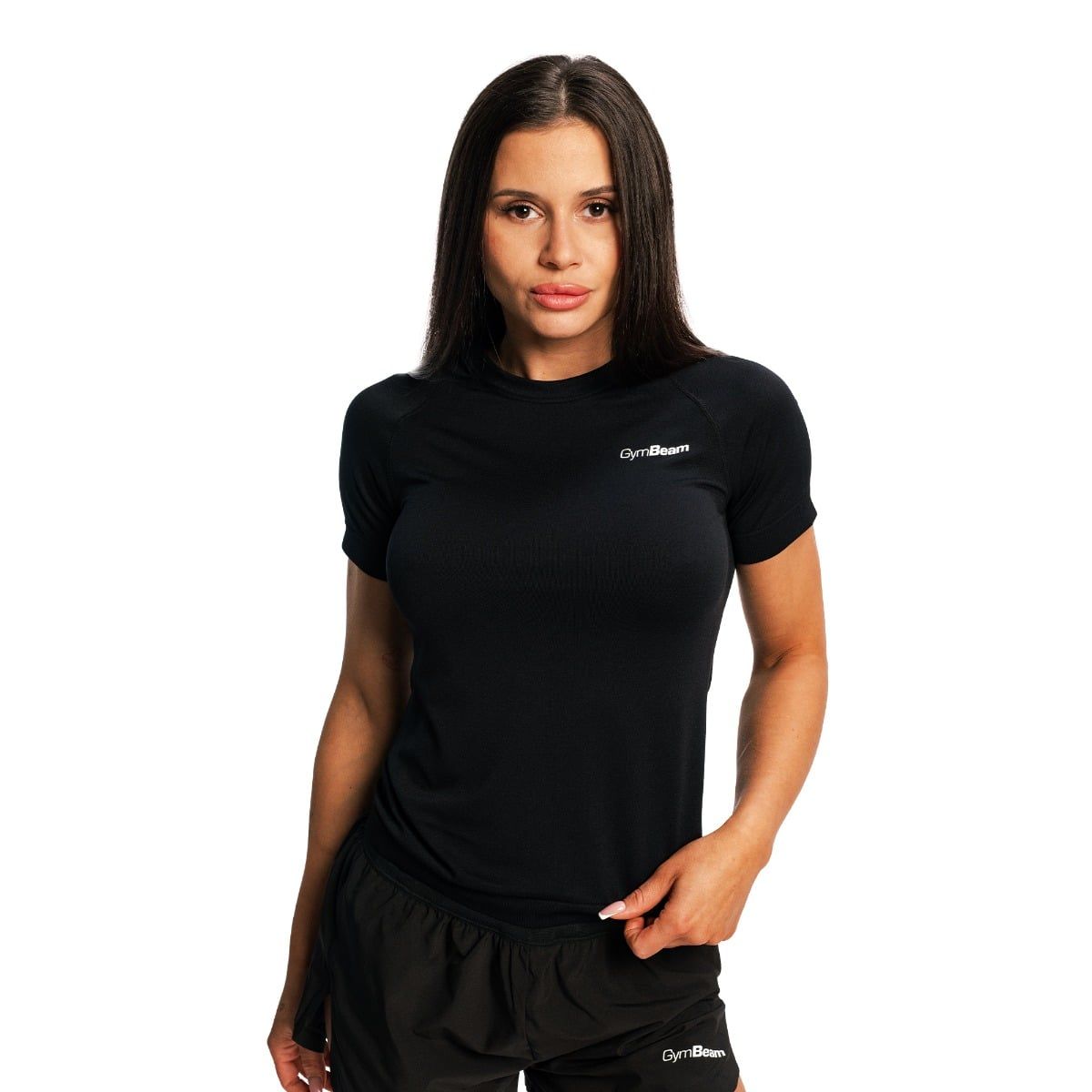 GymBeam T-shirt donna Pulse X Running regular nero