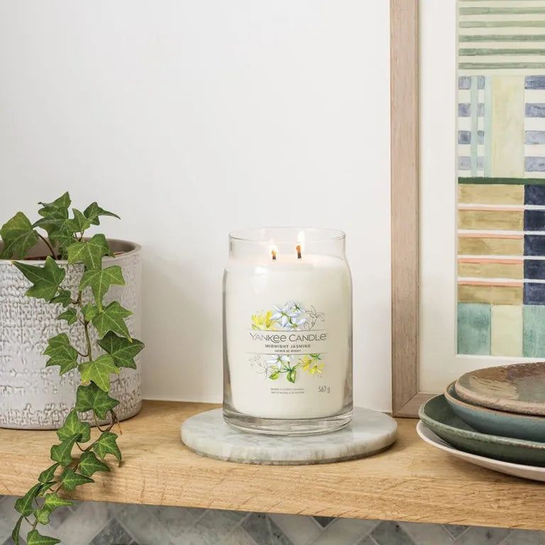 Yankee Candle Midnight Jasmine Signature - Giara grande