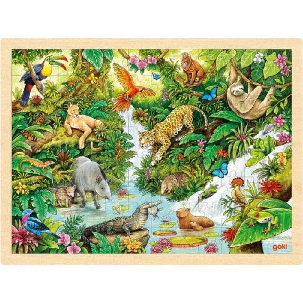 goki Puzzle della giungla 96 pezzi