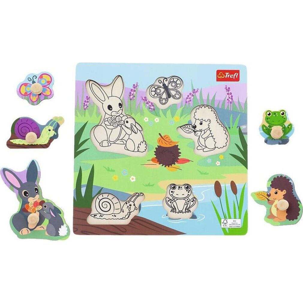 Prato puzzle in legno trefl