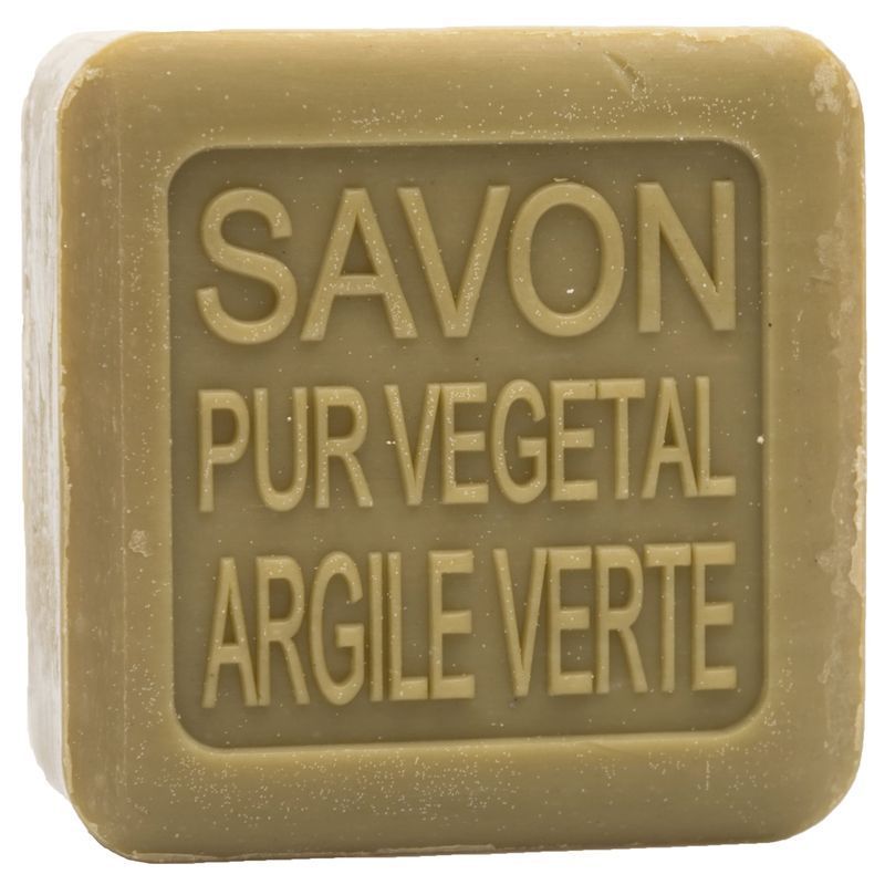 La Savonnerie de Nyons - Scatola di Metallo con Sapone - Sapone all'Argilla Verde