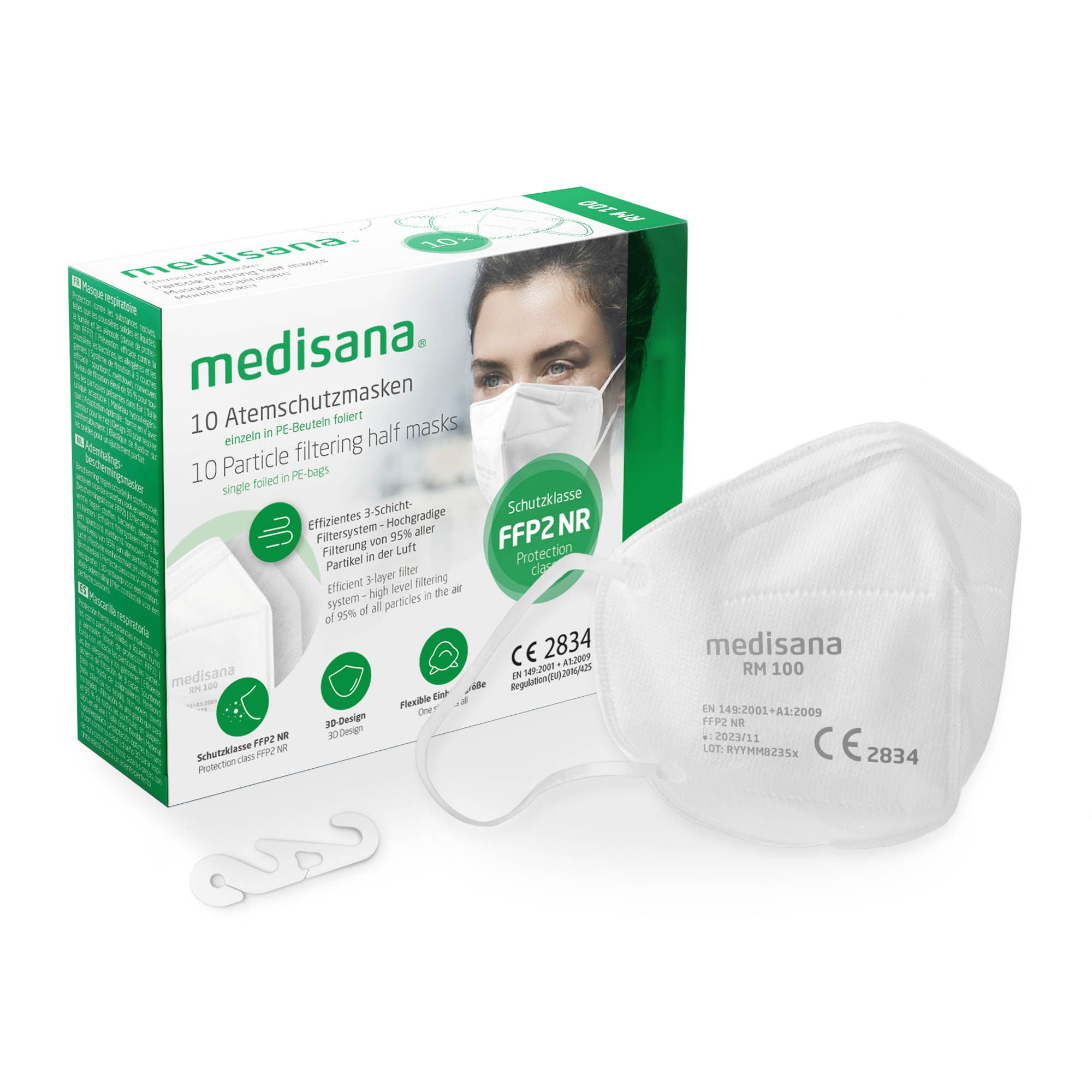 medisana RM 100 FFP2 maschera respiratoria