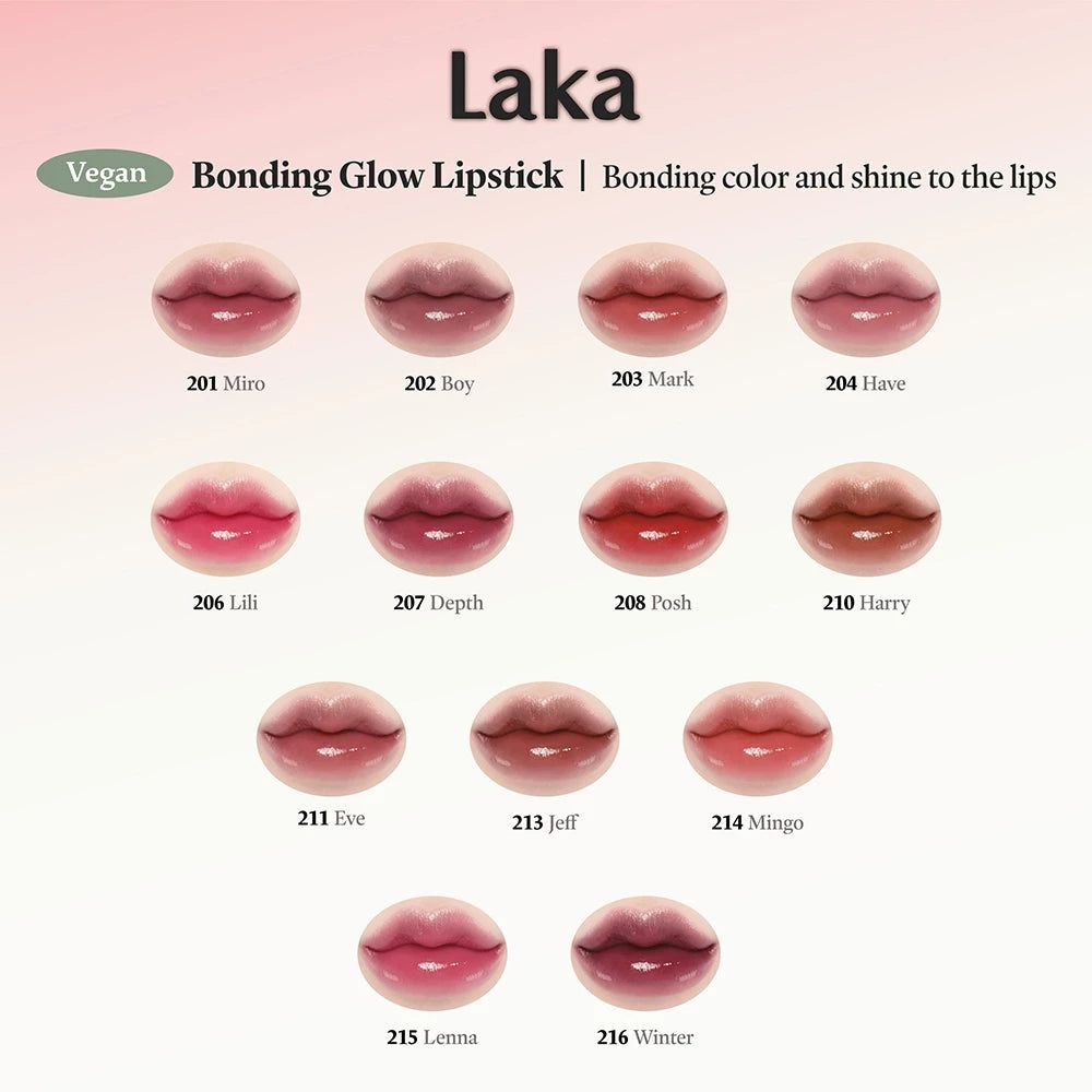 LAKA Bonding Glow rossetto 201 Miro