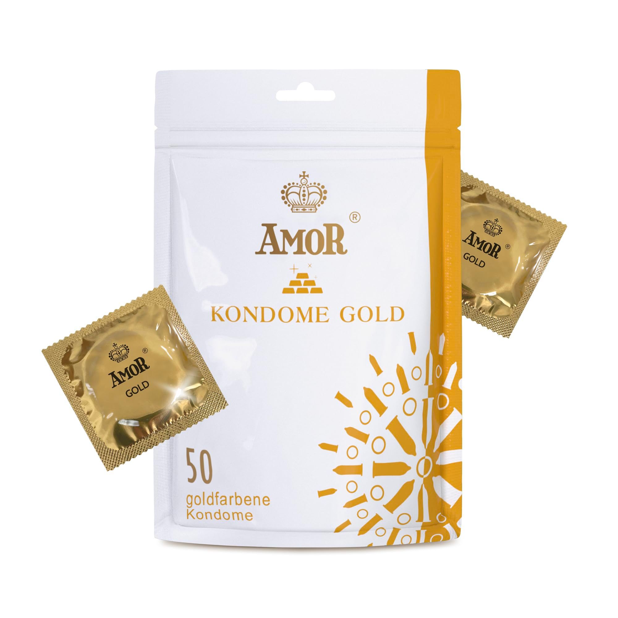 AMOR Gold Preservativi 53mm