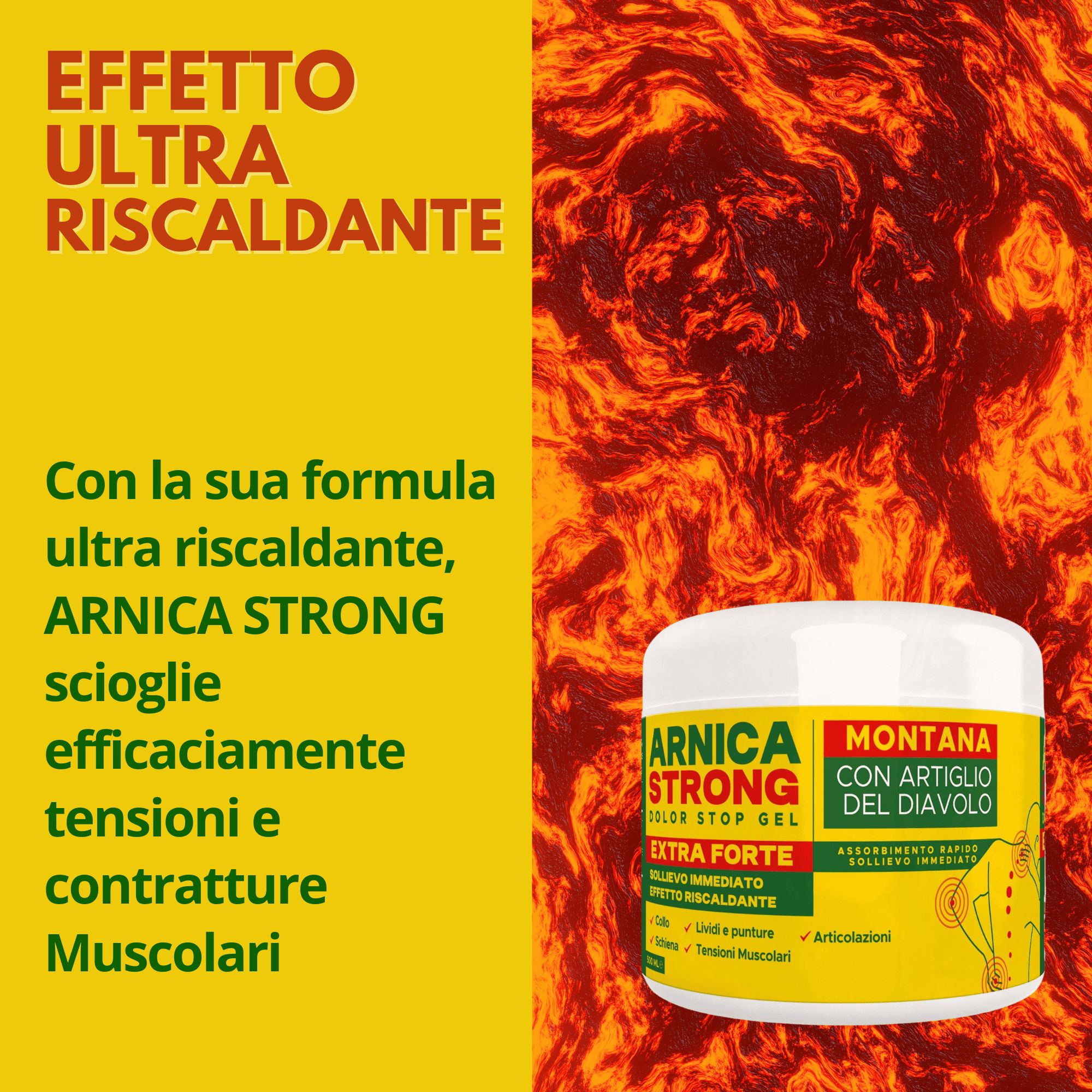 AMBIOPH - Arnica gel Forte - Arnica per cavalli uso amano e l'artiglio Del Diavolo