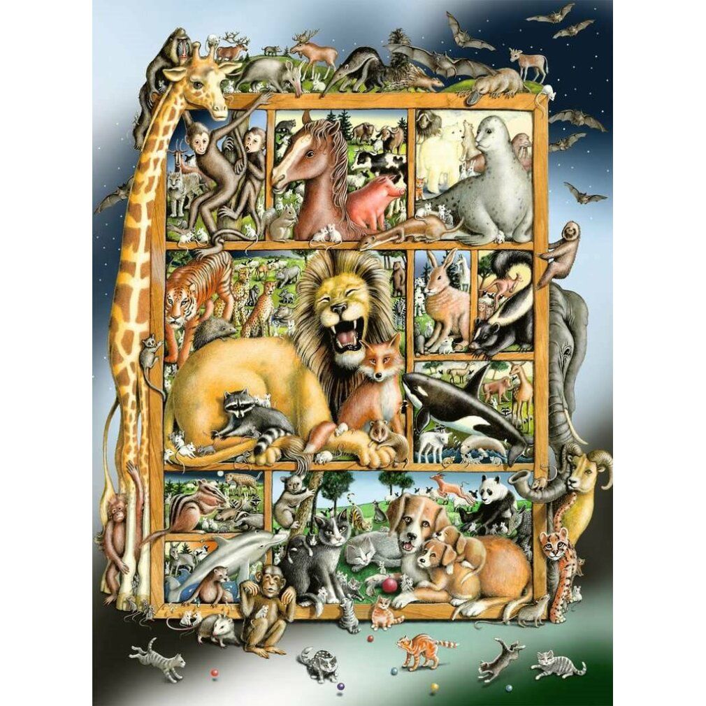 ravensburger Puzzle animali xxl 100 pezzi