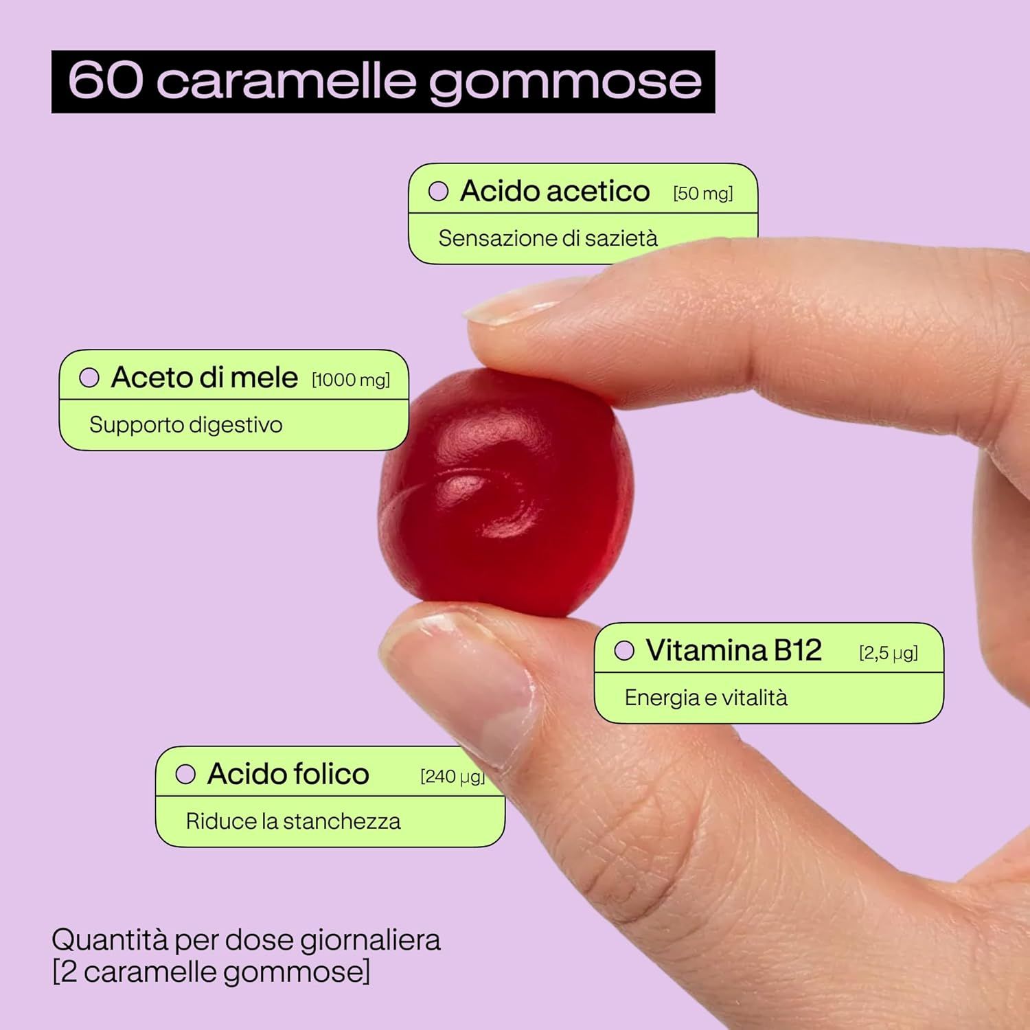 NUTRIBRAIN Aceto di Mele Gummies