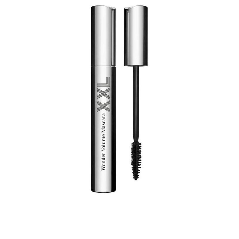 Tubo mascara argento con spazzola nera. Scritta: XXL Wonder Volume Mascara.