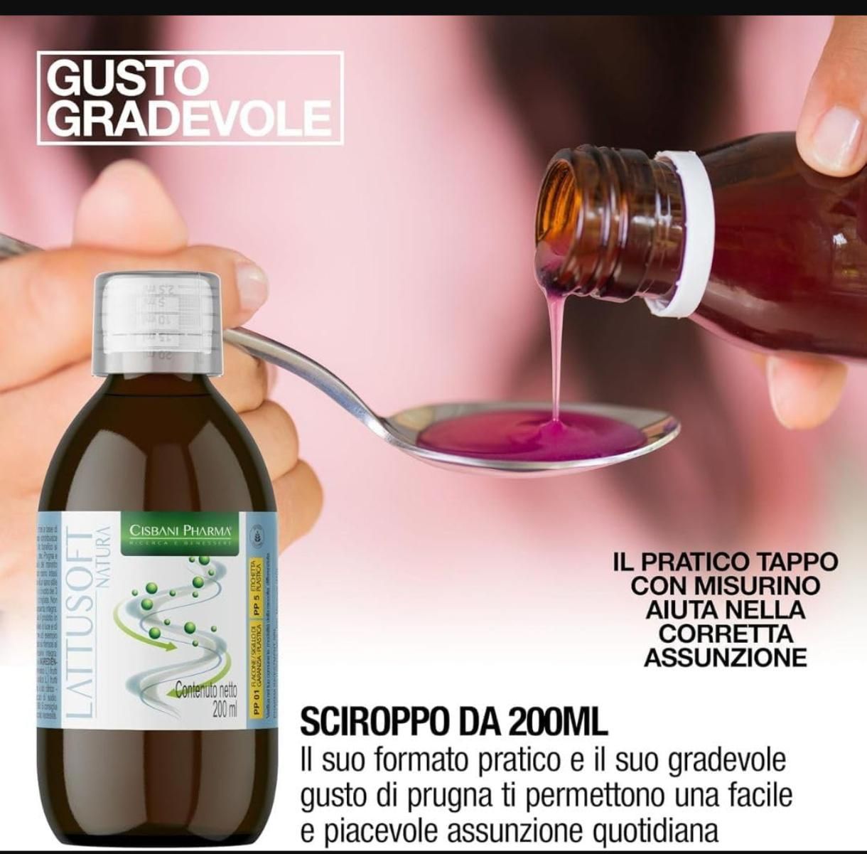 Cisbani Pharma Lattusoft - per la naturale regolarità intestinale.