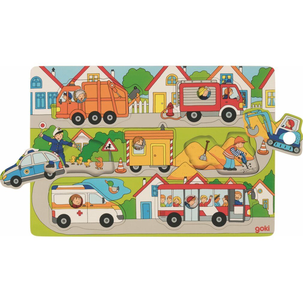 Puzzle in legno goki in movimento