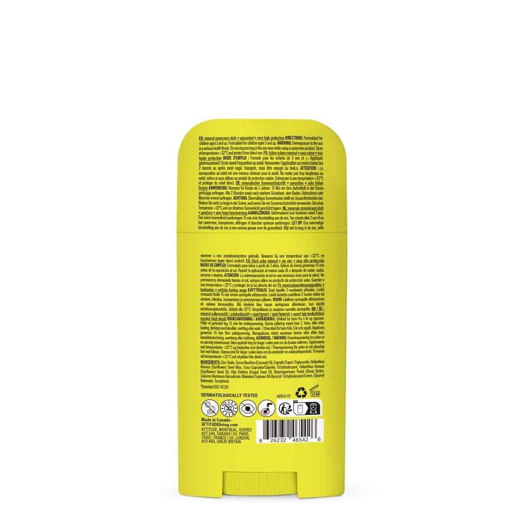 Stick Solare Minerale Viso e Corpo - Bambini - SPF 50 - senza profumo