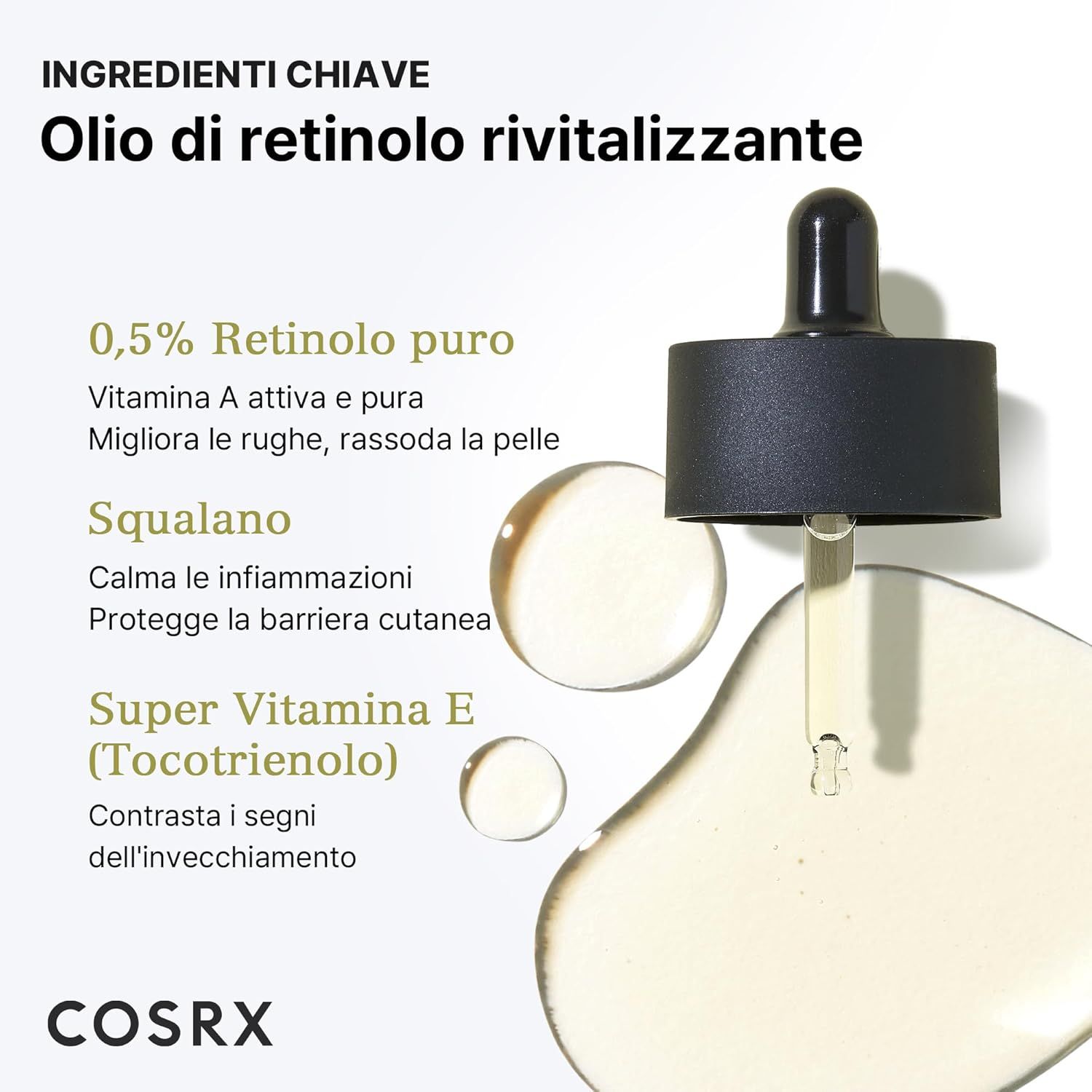 Olio al retinolo 0,5 COSRX
