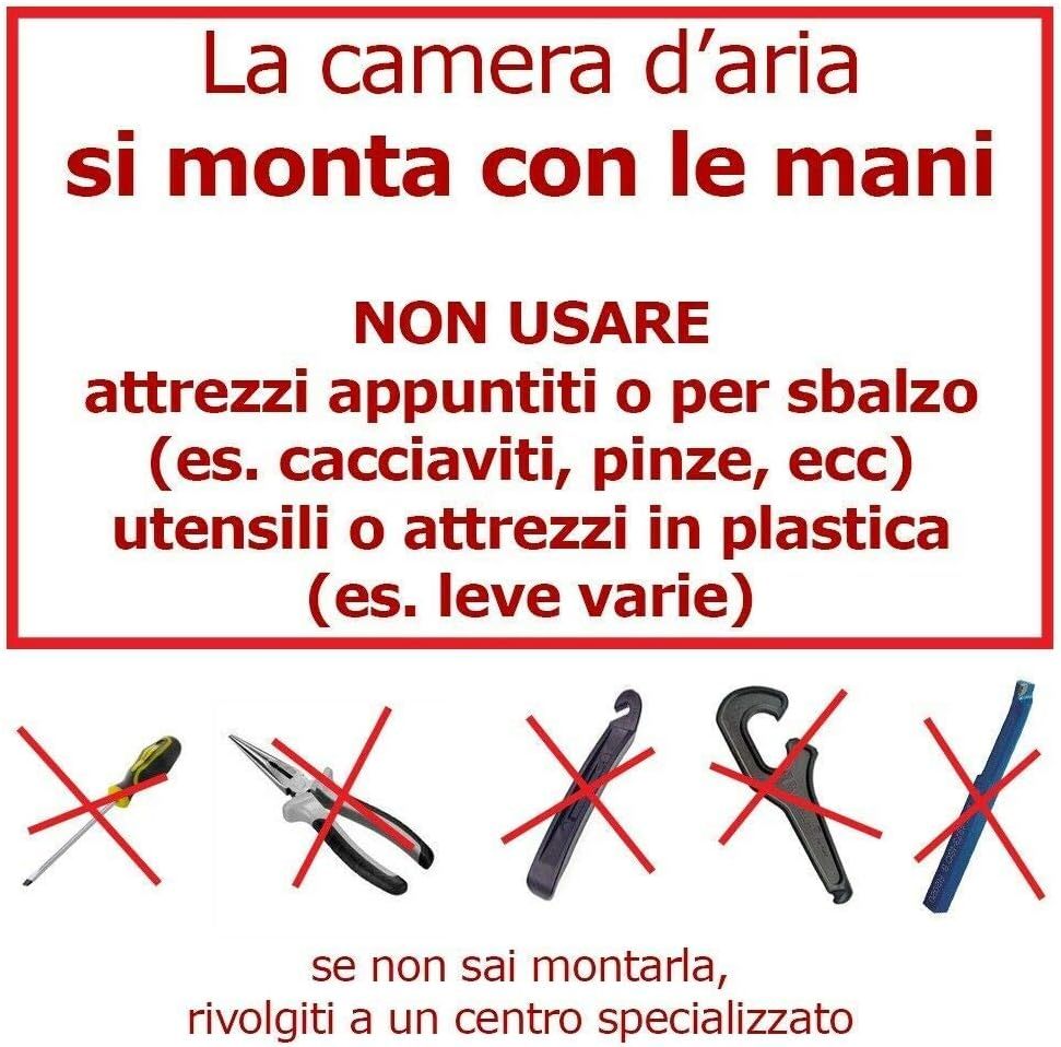 2 Camere D'aria 24 X 1 1/4 1 3/8 Con Valvola Regina Italia ECOVELÒ