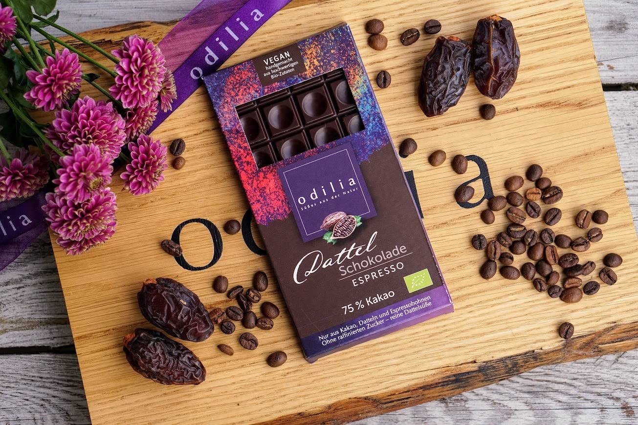 odilia Cioccolato biologico ai datteri con espresso
