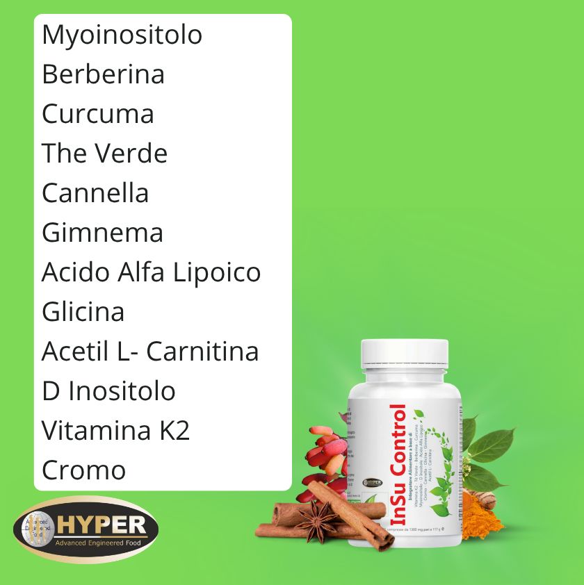 HYPER InSu Control Compresse Glicemia - Metabolismo dei Carboidrati -Insulino Resistenza.